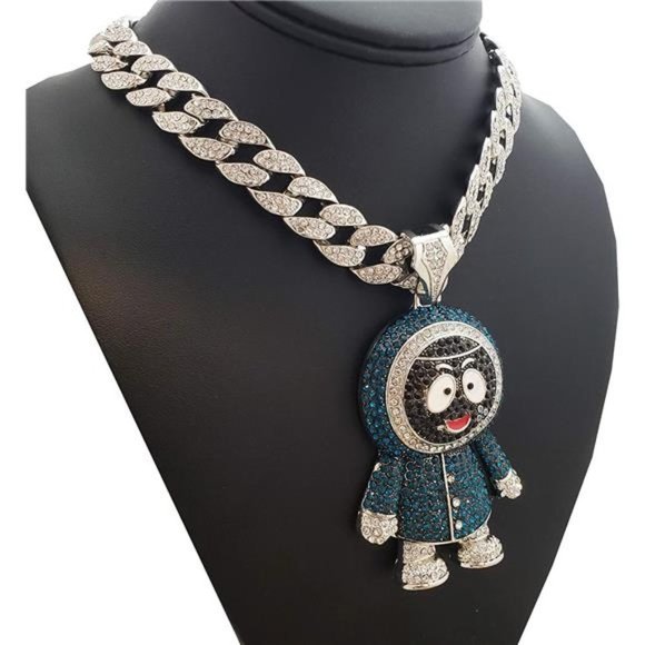 NEW Fully Iced Out Chain Necklace - Picture 2 of 4